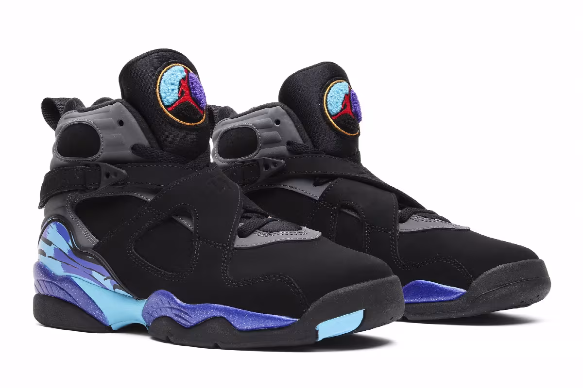 Air Jordan 8 BG Aqua 2015, view 9