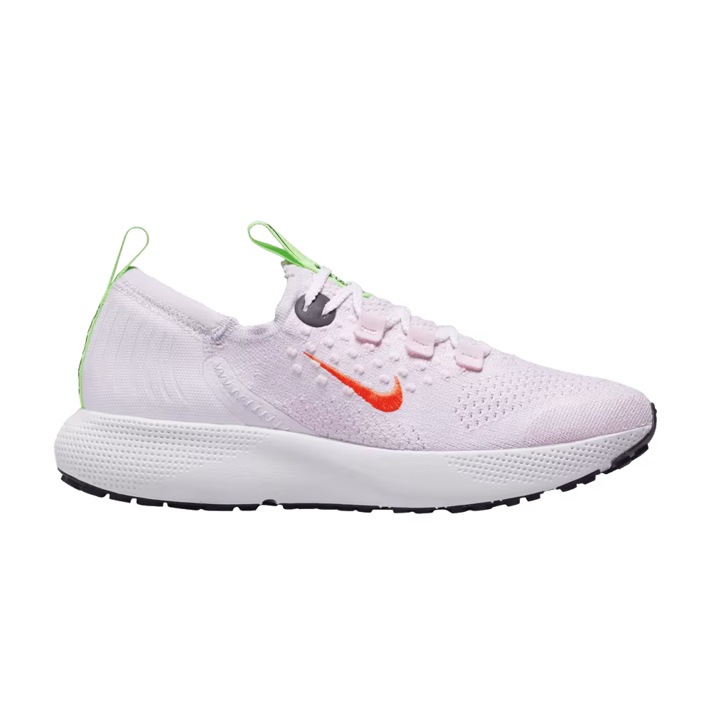 Nike Women's React Escape Run Flyknit Barely Grape Bright Crimson
