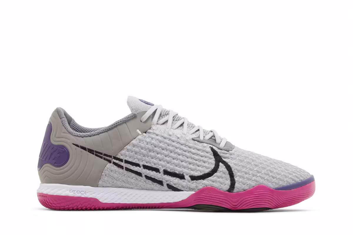 Nike React Gato Light Smoke Grey Electro Purple, view 2