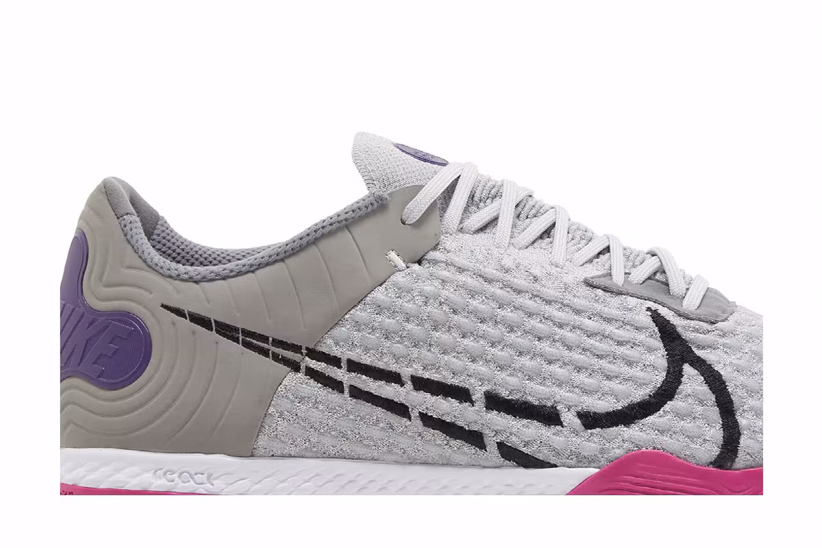 Nike React Gato Light Smoke Grey Electro Purple, view 3