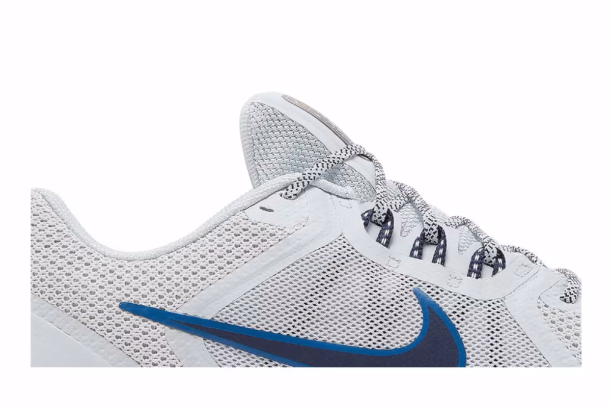 Nike Zoom Span 4 Pure Platinum Dark Marina Blue, view 3
