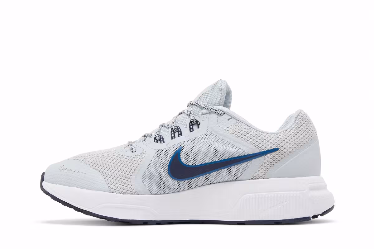 Nike Zoom Span 4 Pure Platinum Dark Marina Blue, view 4
