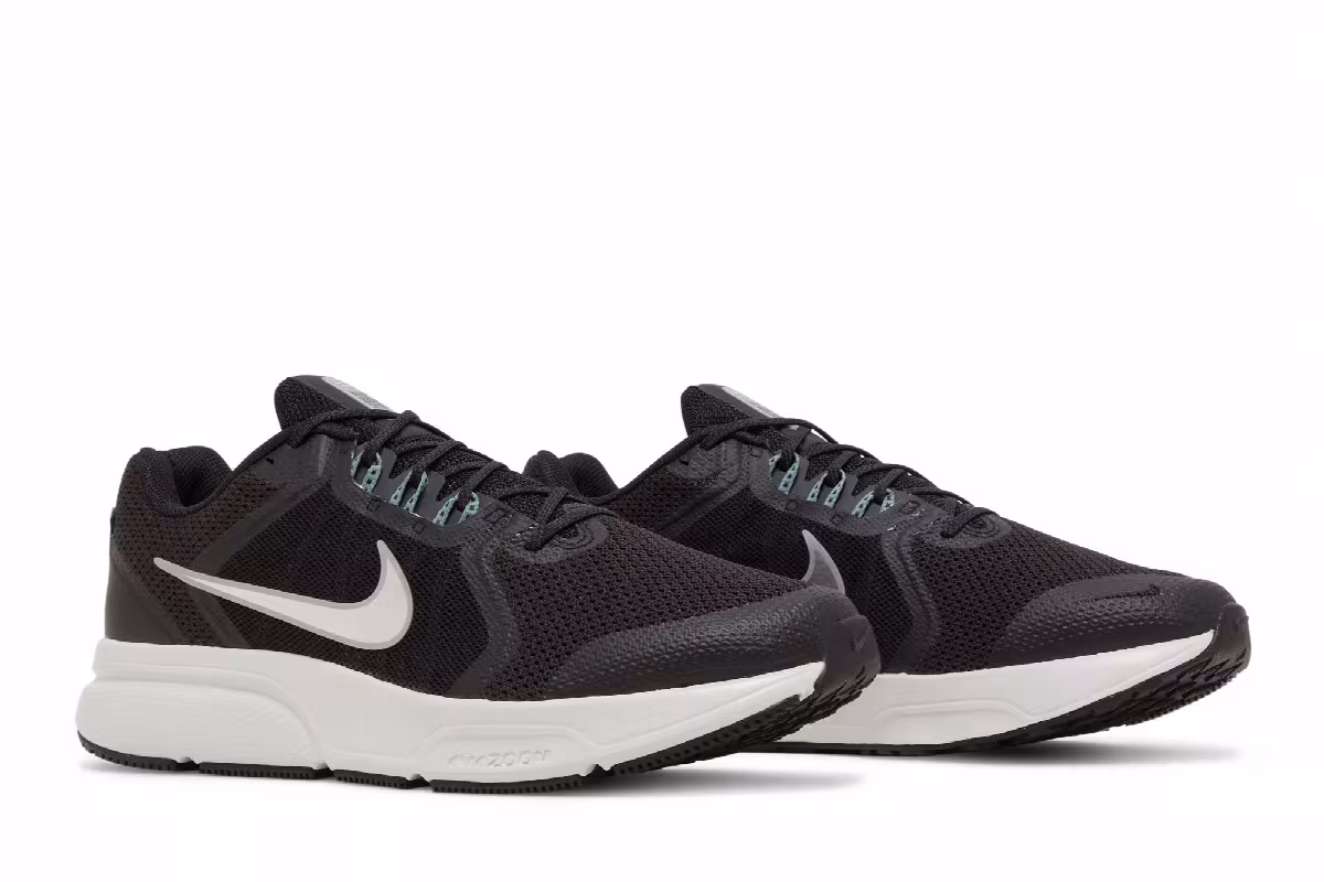 Nike Zoom Span 4 Black Metallic Silver, view 9