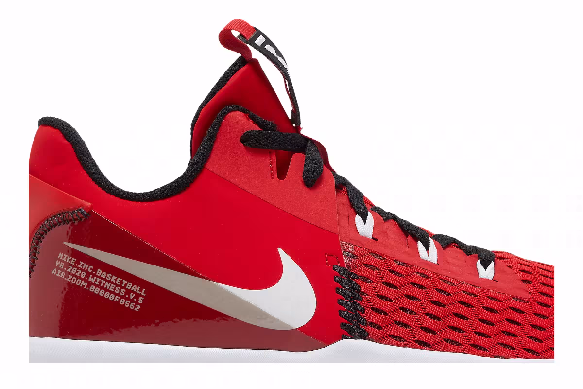 Nike LeBron Witness 5 University Red, view 3