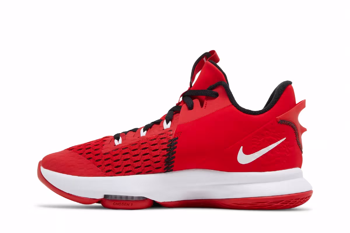 Nike LeBron Witness 5 University Red, view 4