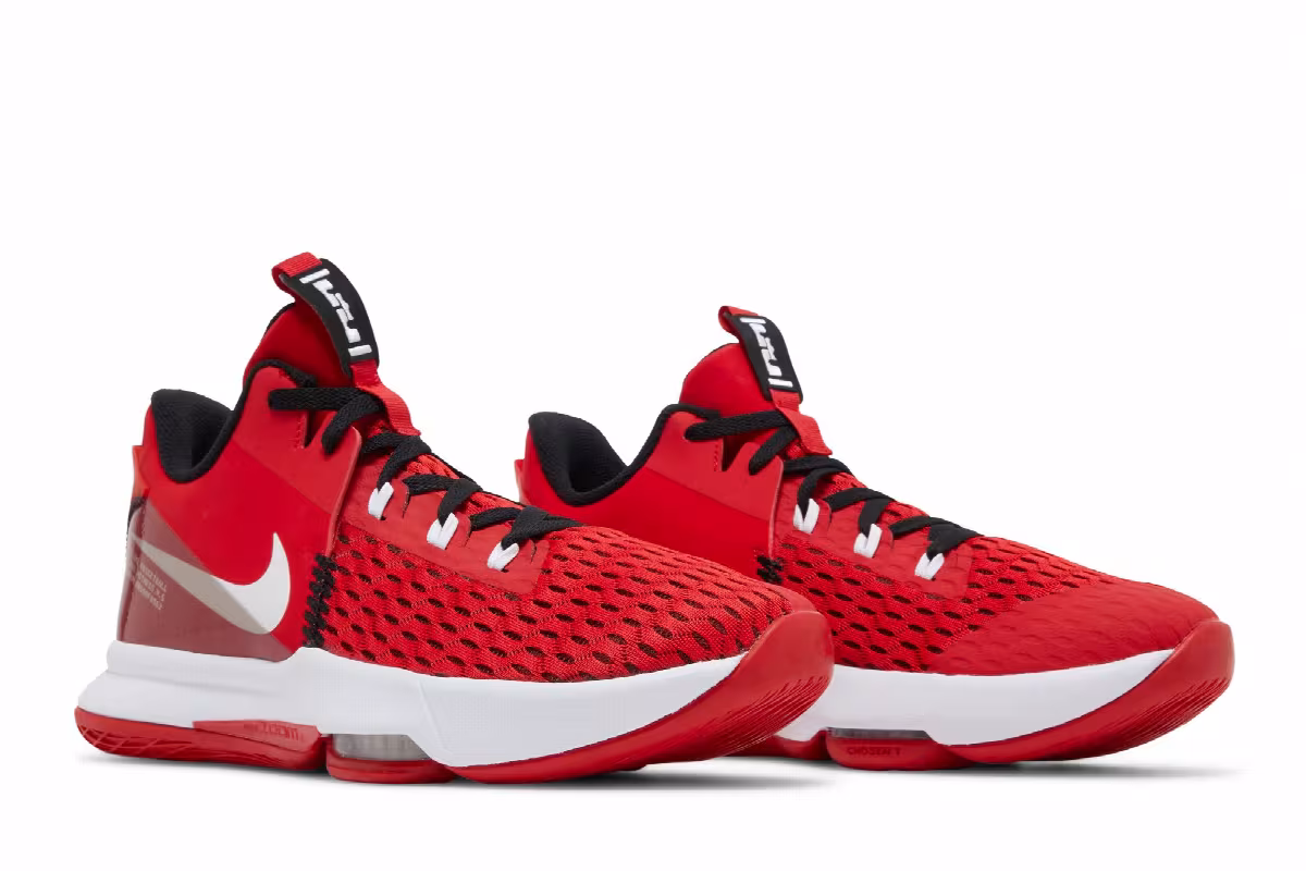 Nike LeBron Witness 5 University Red, view 9
