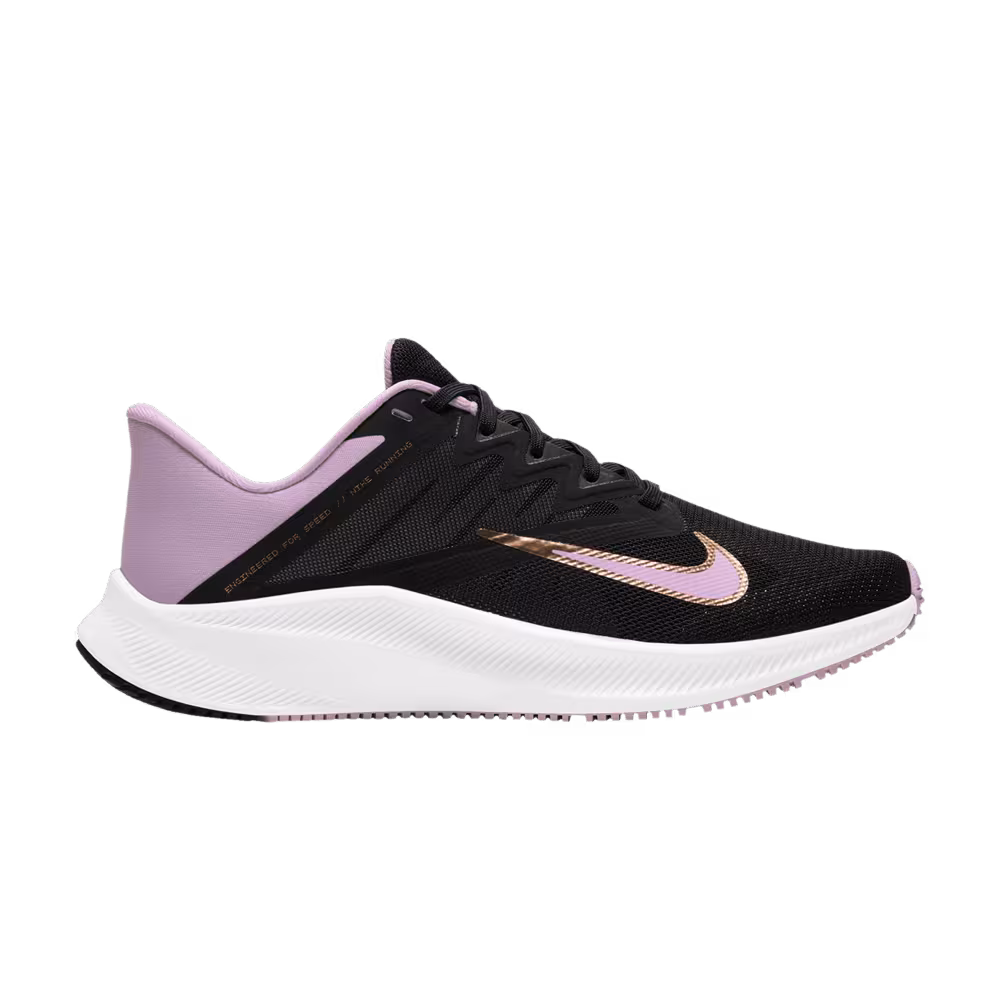 Nike Women's Quest 3 Black Light Arctic Pink