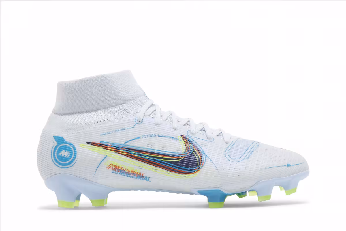 Nike Mercurial Superfly 8 Pro FG Grey Light Marine, view 2