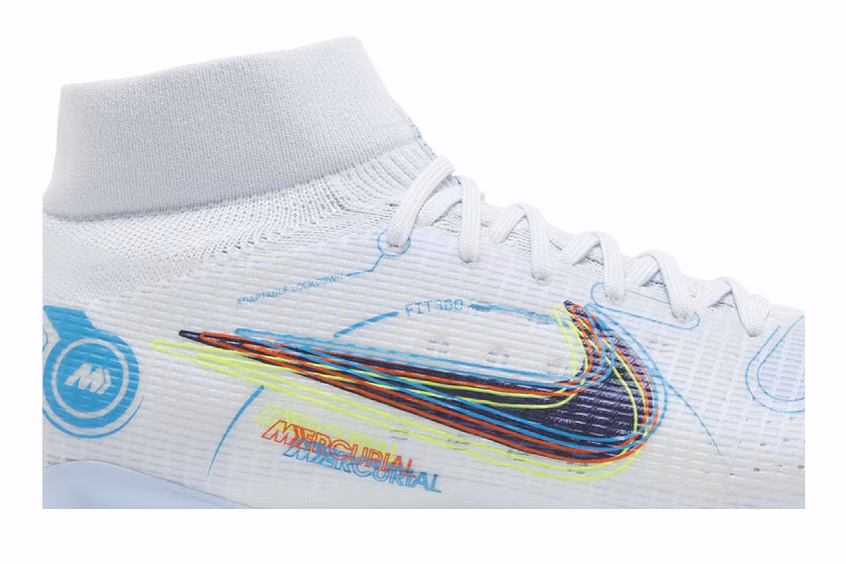Nike Mercurial Superfly 8 Pro FG Grey Light Marine, view 3