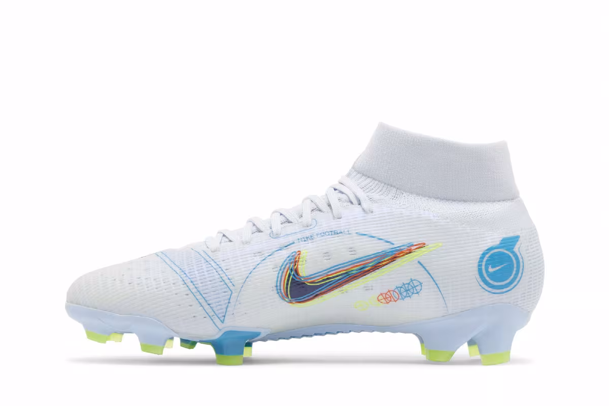 Nike Mercurial Superfly 8 Pro FG Grey Light Marine, view 4