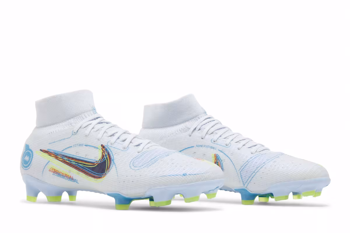 Nike Mercurial Superfly 8 Pro FG Grey Light Marine, view 9