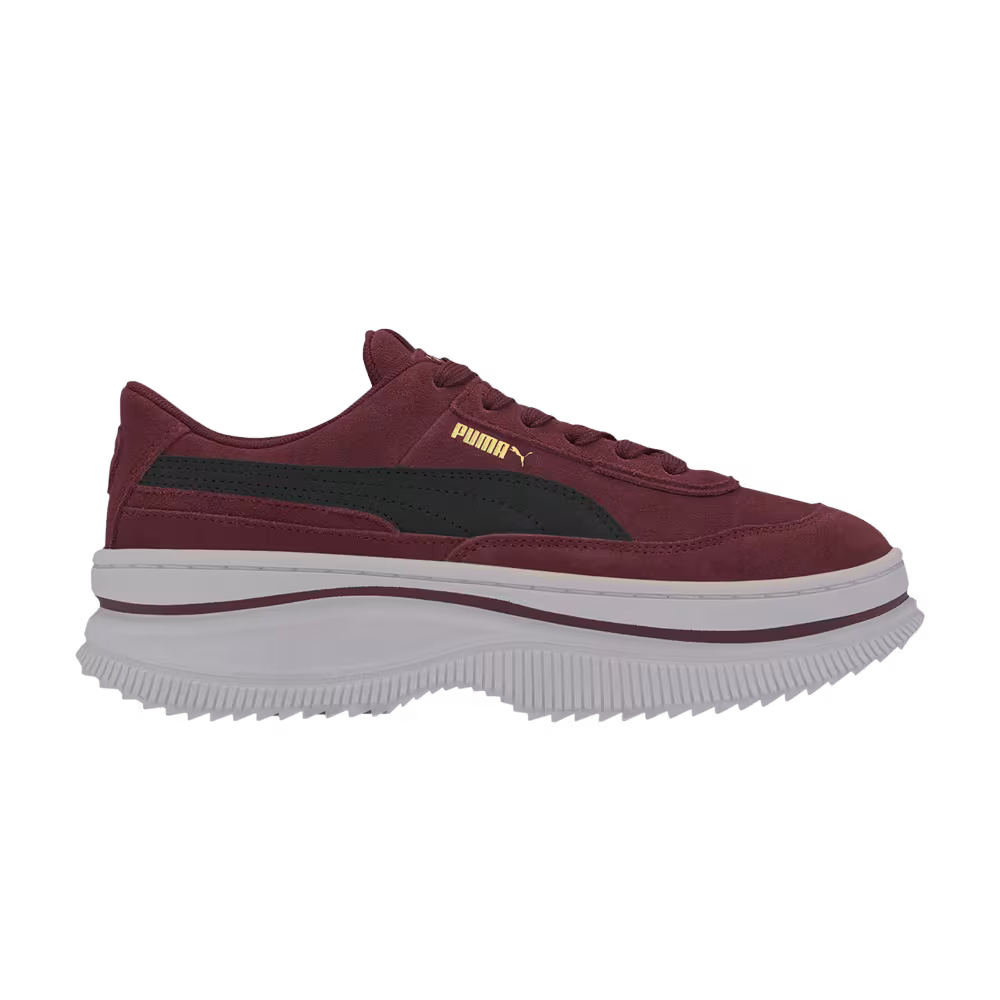 Puma Women's Deva Suede Burgundy Black