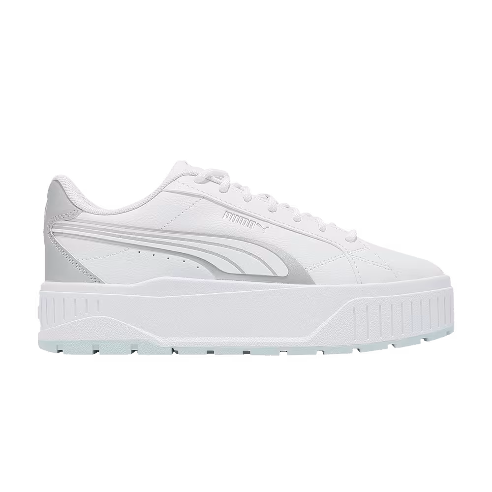 Puma Women's Karmen 2 Aqua Metallic - White Silver