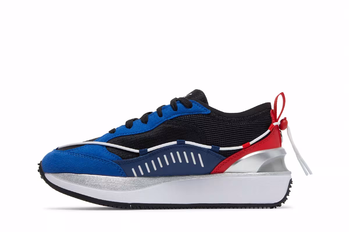 BMW Motorsport x Puma Women's Cruise Rider Black Strong Blue, view 4