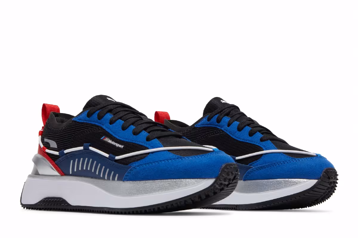 BMW Motorsport x Puma Women's Cruise Rider Black Strong Blue, view 9