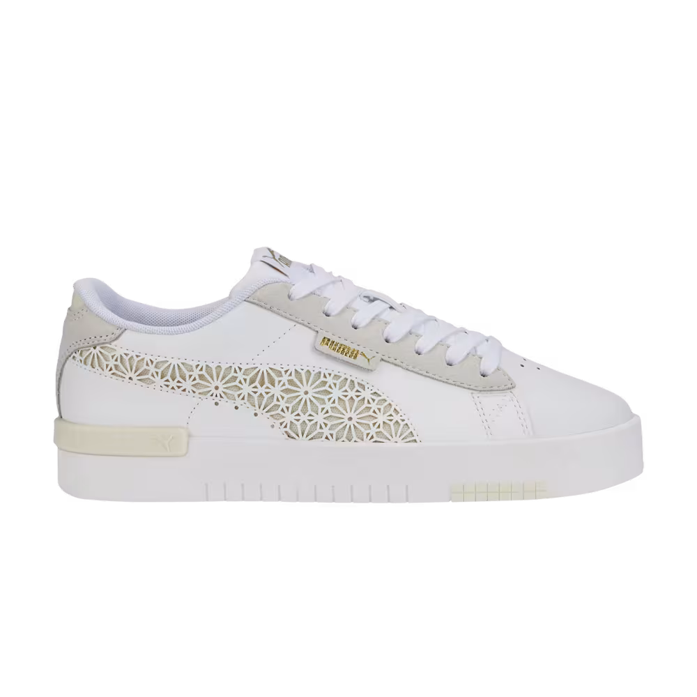 Puma Women's Jada Renew Laser Cut - White Pristine Gold