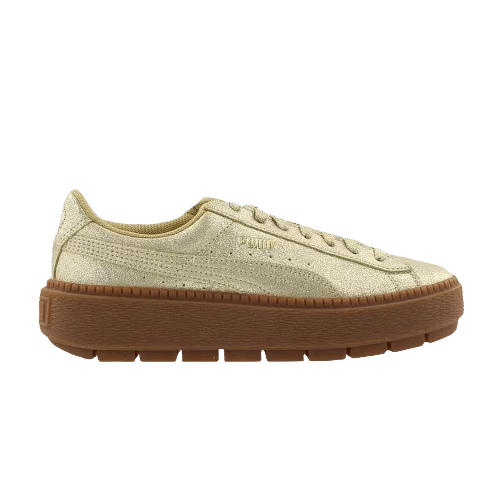 Puma Women's Platform Trace Metallic Gold