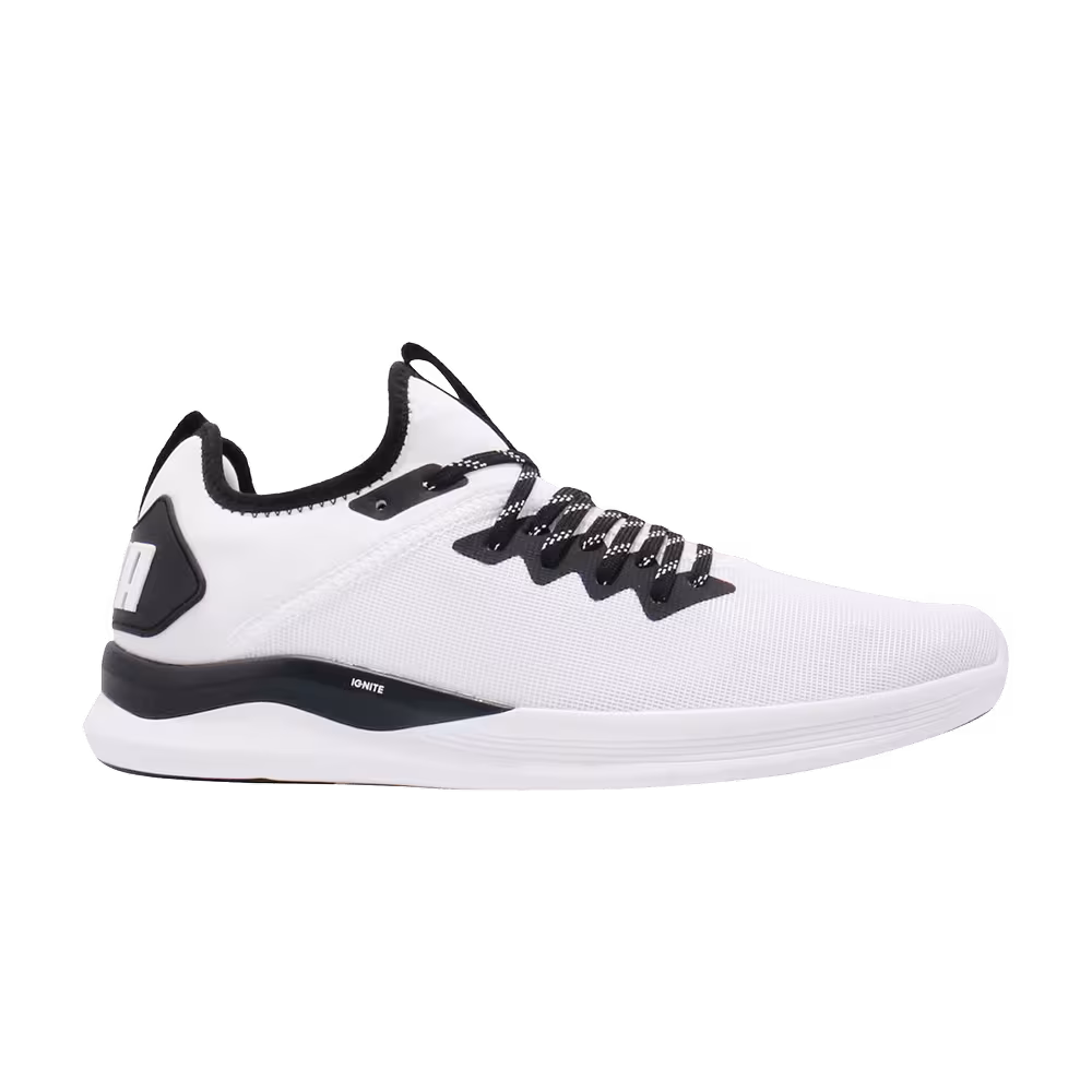 Puma Ignite Flash Mesh White Black