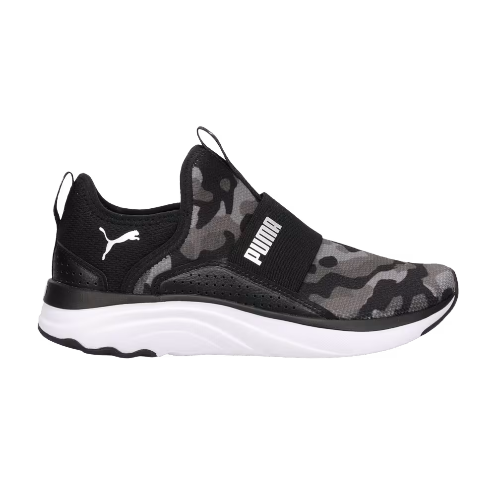 Puma Women's Softride Sophia Slip-On Black Camo