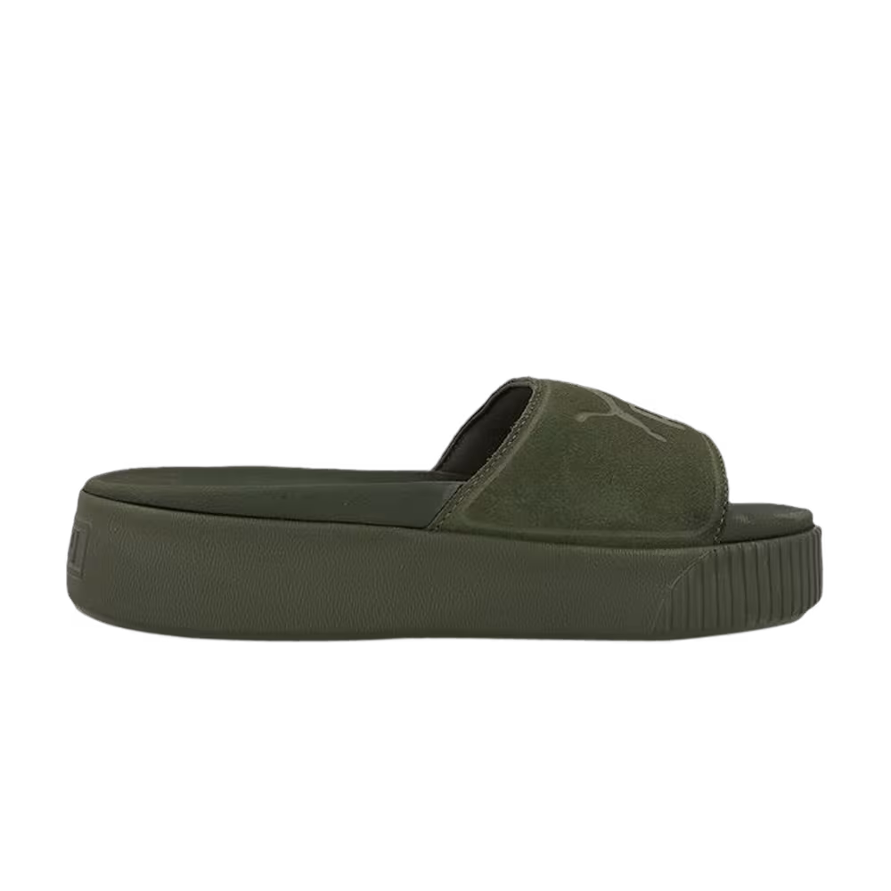 Puma Women's Platform Slide Bold SD Forest Night