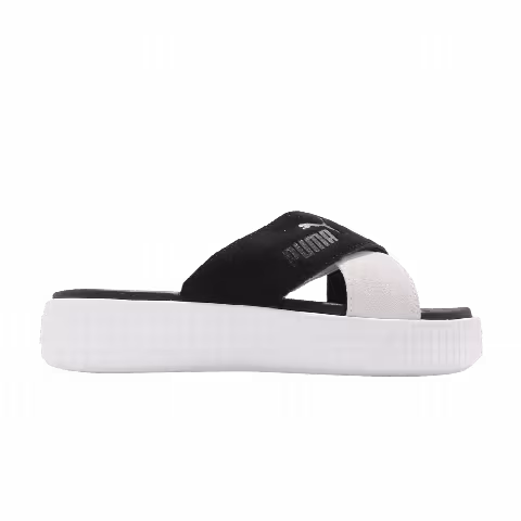 Puma Wmns Platform Sandal 'Black White'