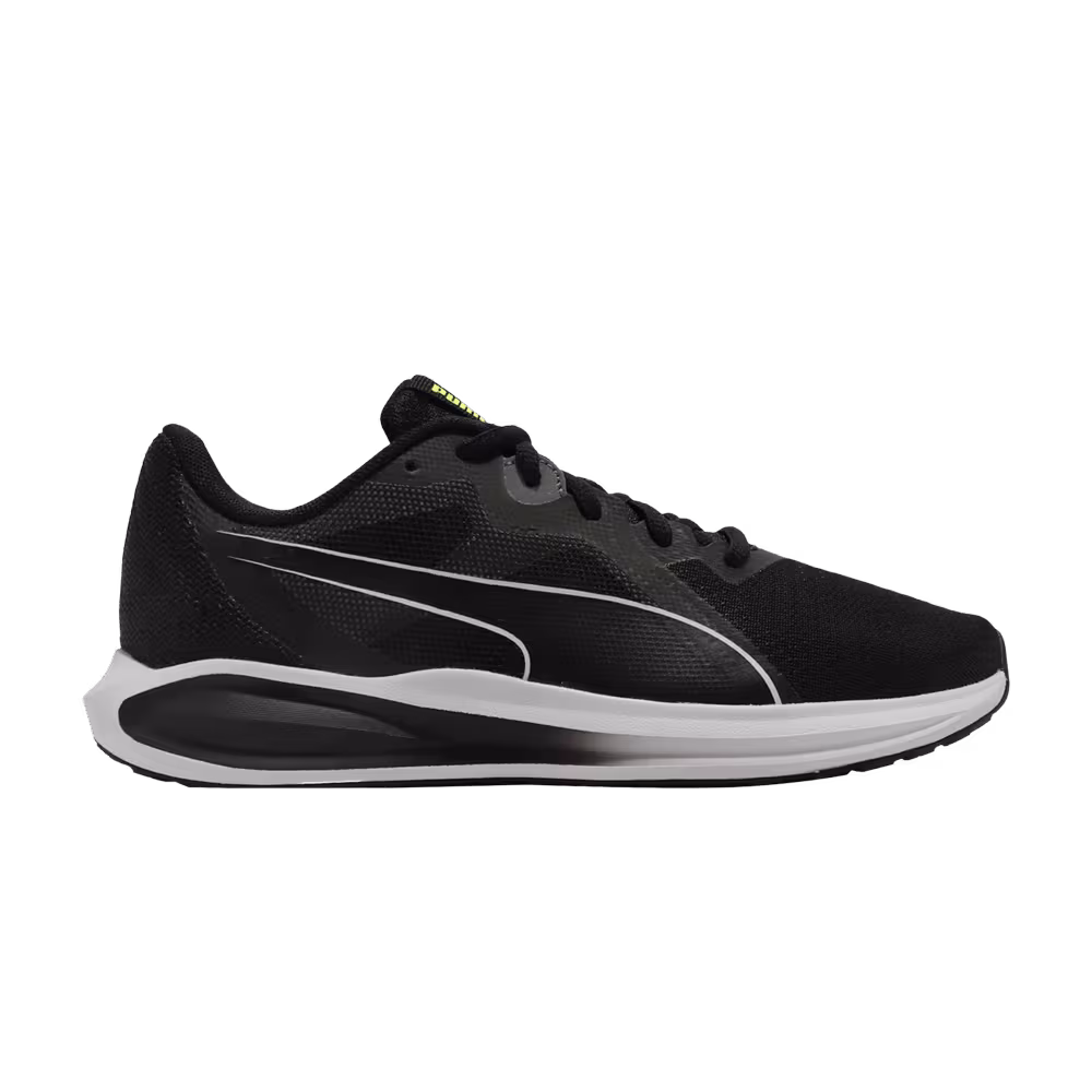 Puma Twitch Runner Jr Black White