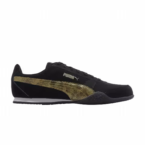 Puma Wmns Bella Raw Metallic 'Black Metallic Gold'