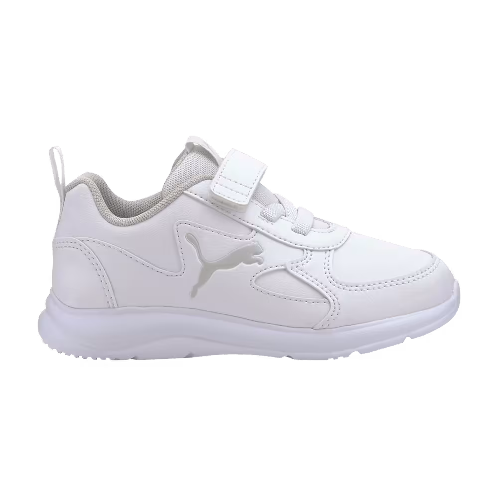 Puma Fun Racer SL AC Little Kid White Grey Violet