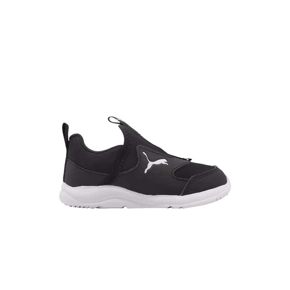 Puma Fun Racer Slip-On Infant Black White