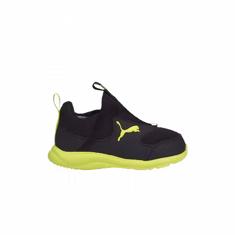 Puma Fun Racer Slip On Infant 'Black Nrgy Yellow'