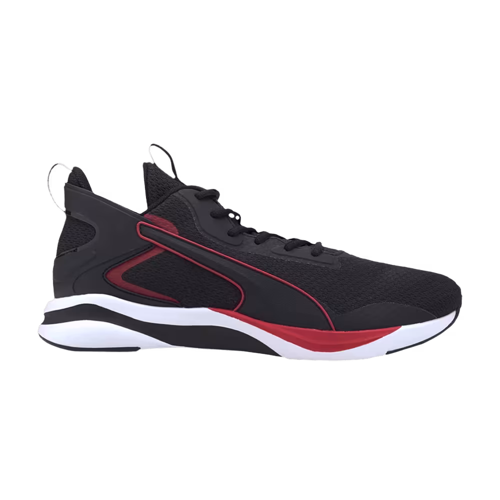 Puma Softride Rift Tech Black High Risk Red