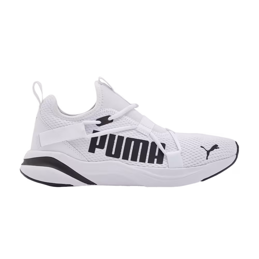 Puma Softride Rift Slip-On Bold White Black