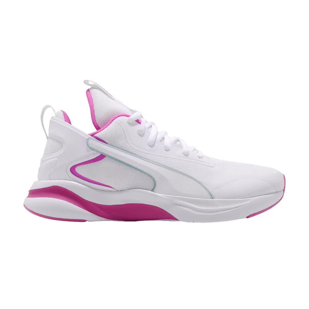 Puma Women's Softride Rift Tech Black Luminous Pink