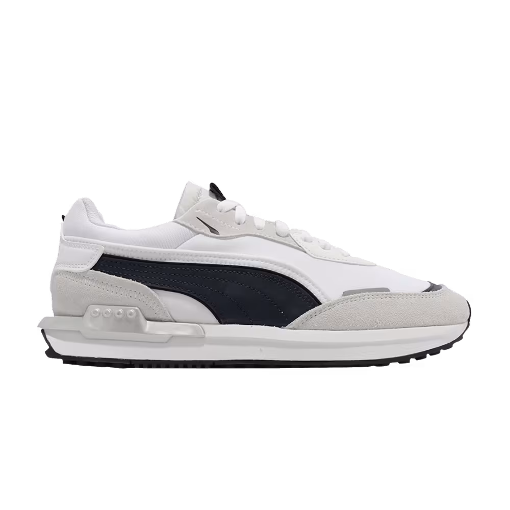 Puma City Rider White Grey Black