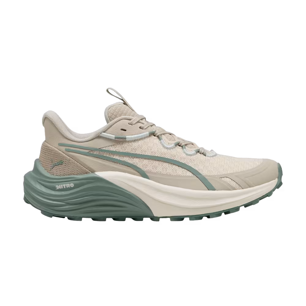Puma Women's Electrify Nitro 4 Trail Des Dust Green Moon Alpine