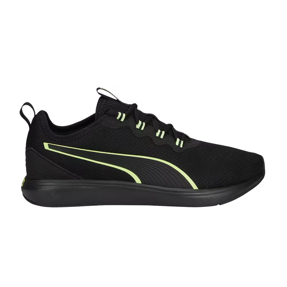 Puma Softride Cruise 2 Black Fizzy Yellow