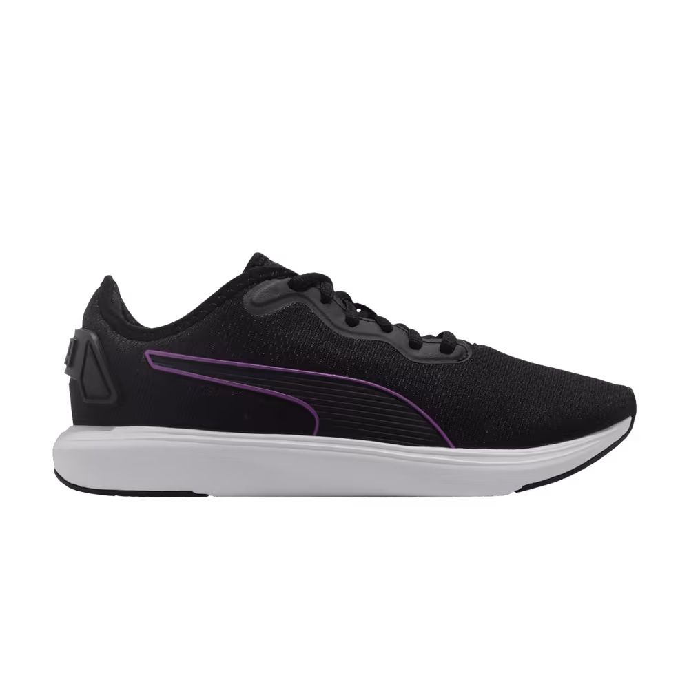 Puma Softride Cruise Black Deep Orchid