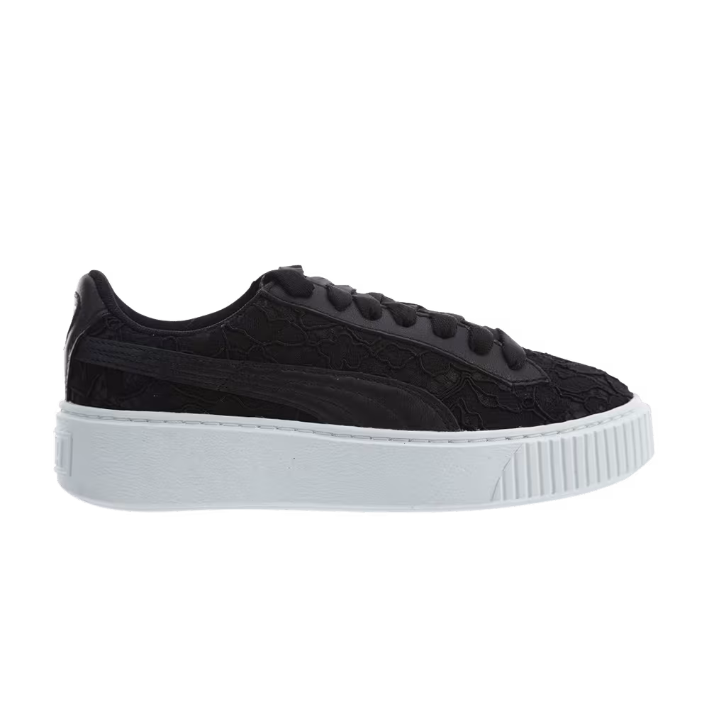 Puma Women's Basket Platform FO Lace - White