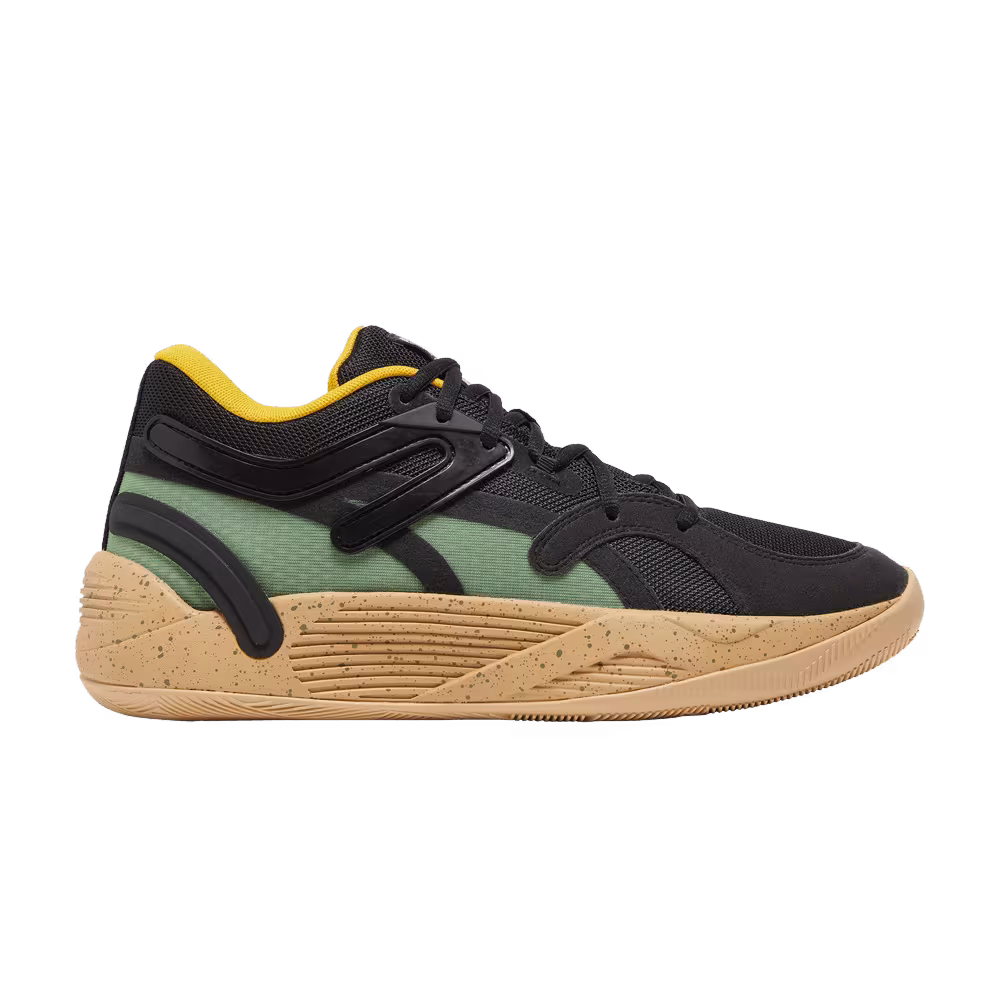 Puma TRC Blaze Court Winter Black Dusty Green Speckled