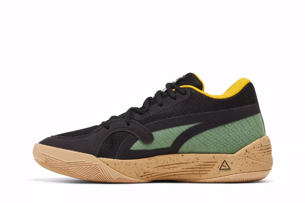 Puma TRC Blaze Court Winter Black Dusty Green Speckled, view 4