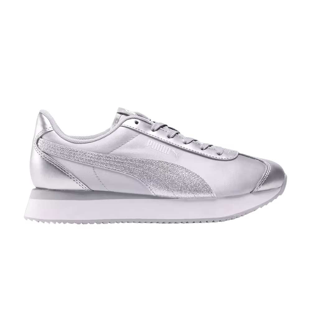 Puma Women's Turino Stacked Silver Glitter