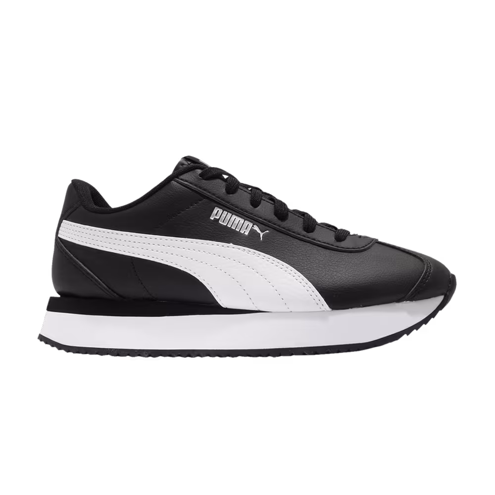 Puma Women's Turin-0 Stacked Black White
