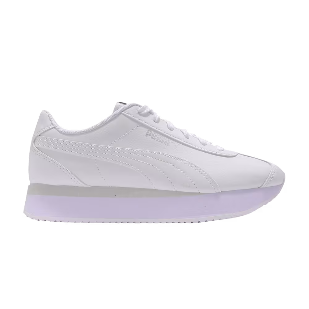 Puma Women's Turin-0 Stacked Snake - White