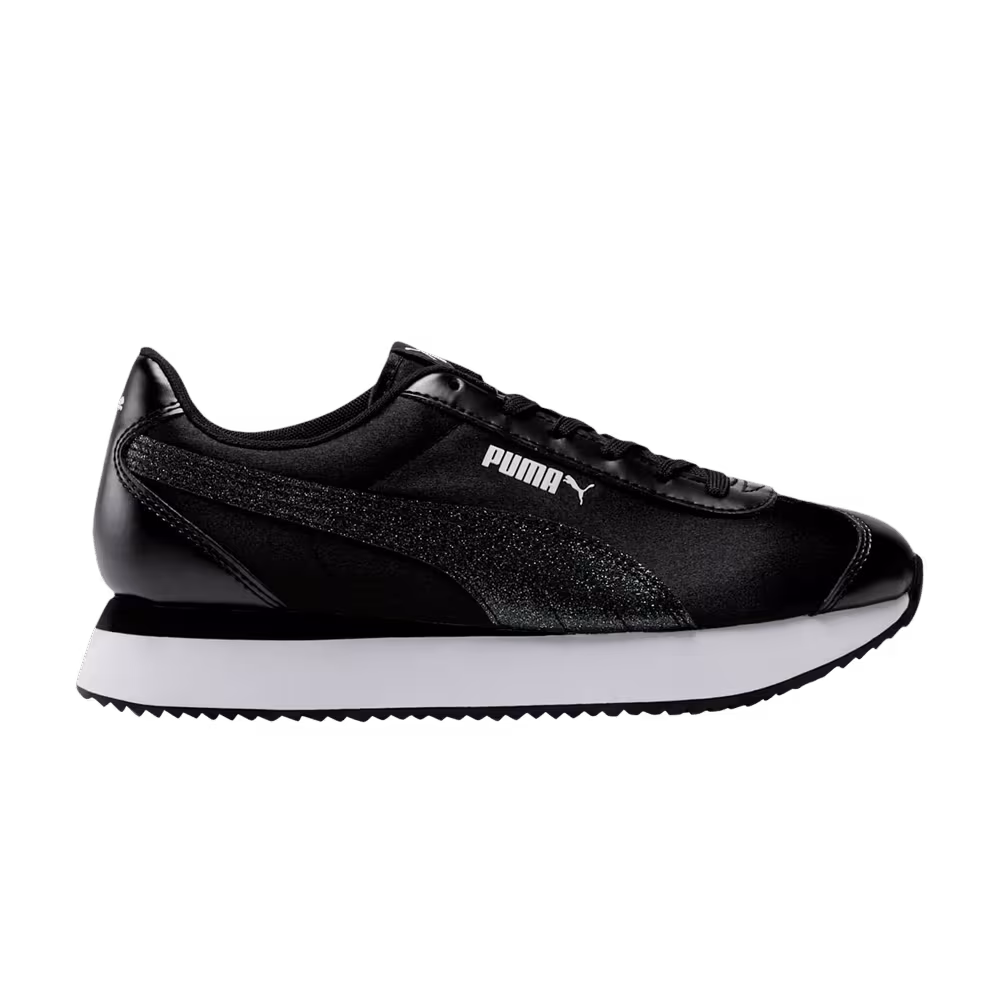 Puma Women's Turino Stacked Black Glitter