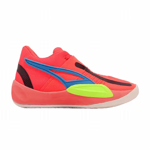 Puma Rise Nitro 'Fiery Coral Lime Squeeze' Sample