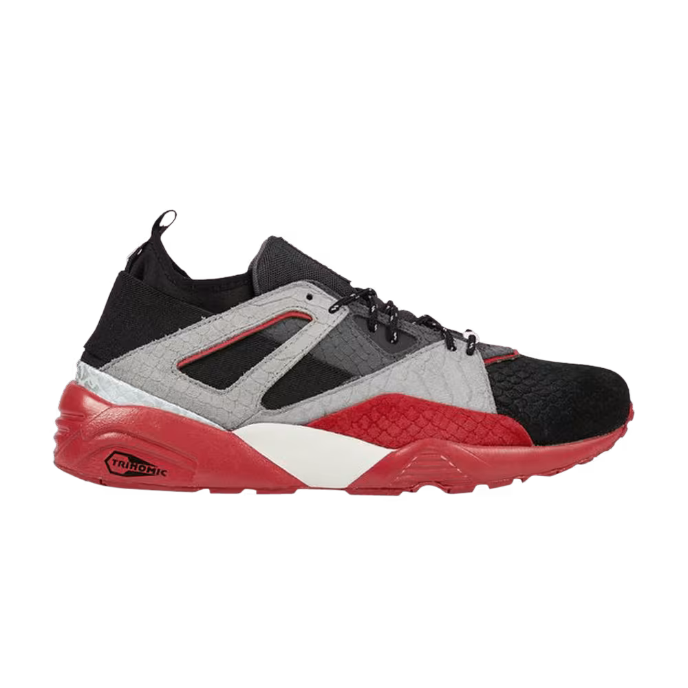 Puma Blaze of Glory Sock Rioja Black Red Grey