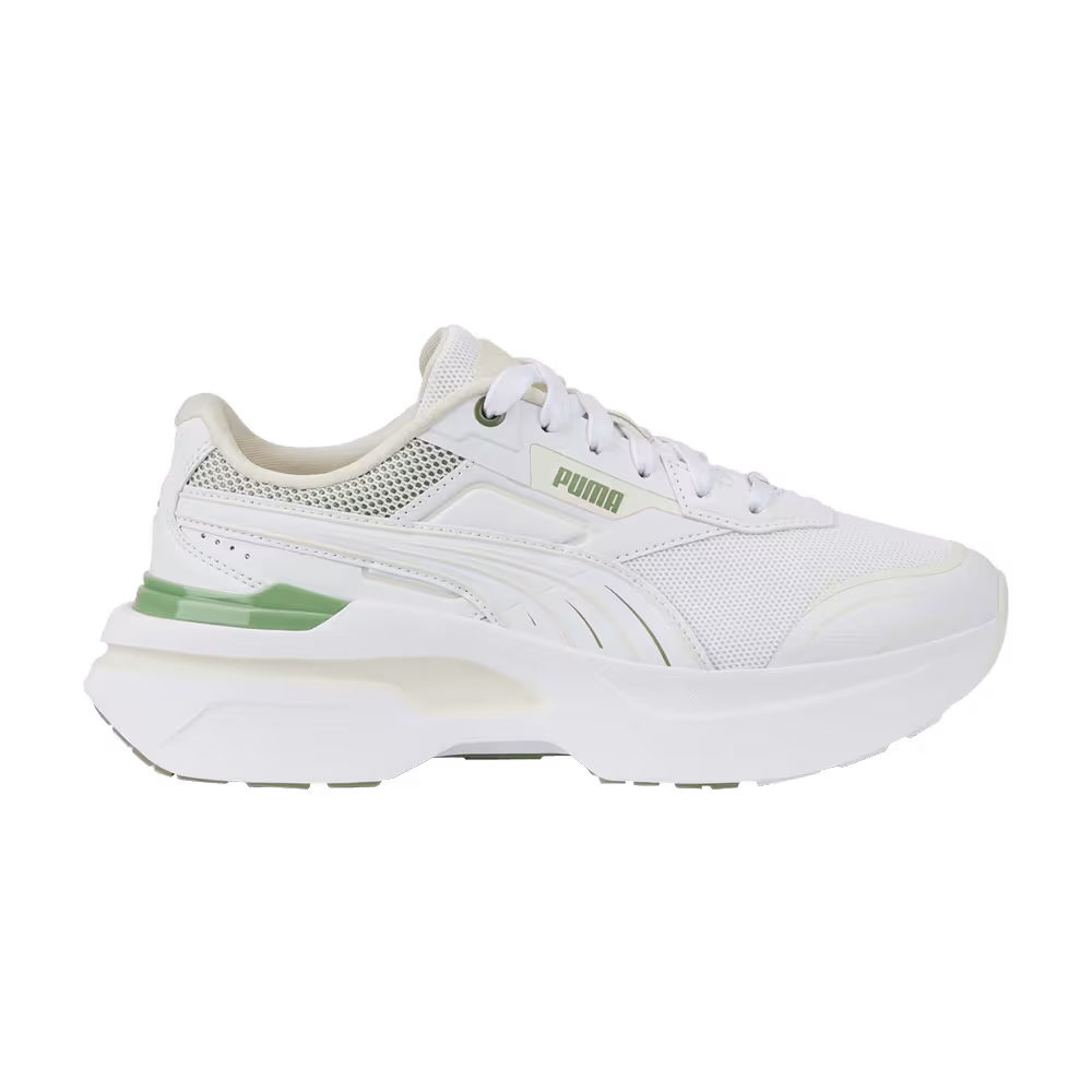 Puma Women's Kosmo Rider Feminine Tech White Green
