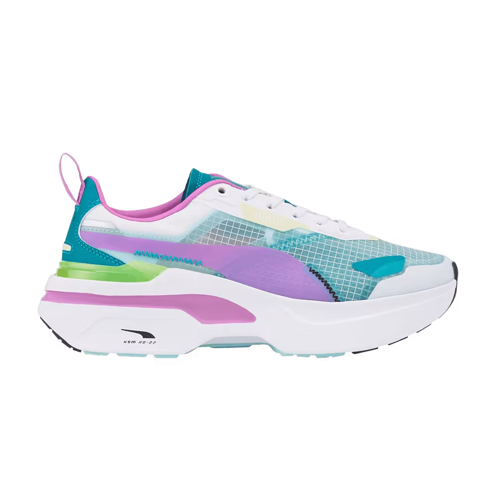 Puma Women's Kosmo Rider White Light Aqua