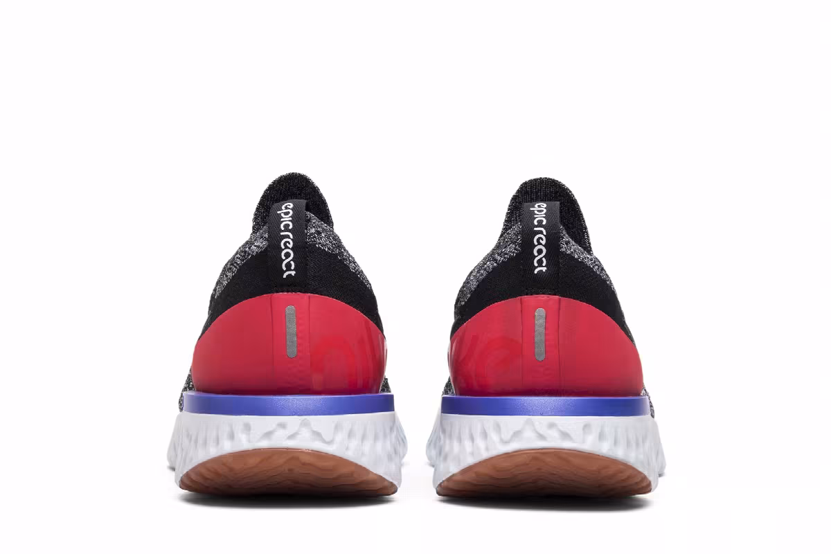 Nike Epic React Flyknit Red Orbit, view 7