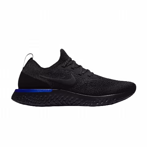 Nike Wmns Epic React Flyknit 'Black Racer Blue'
